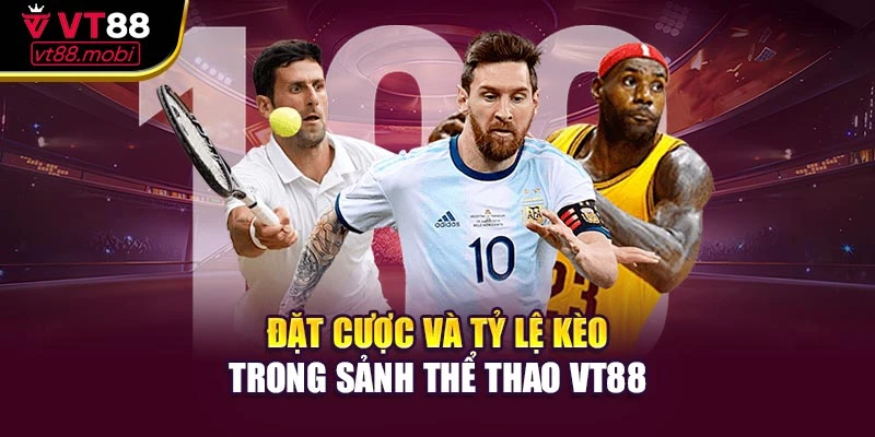 Đặt cược và tỷ lệ kèo trong sảnh thể thao VT88
