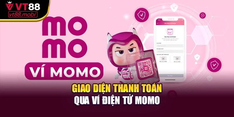 Giao diện thanh toán qua ví điện tử Momo
